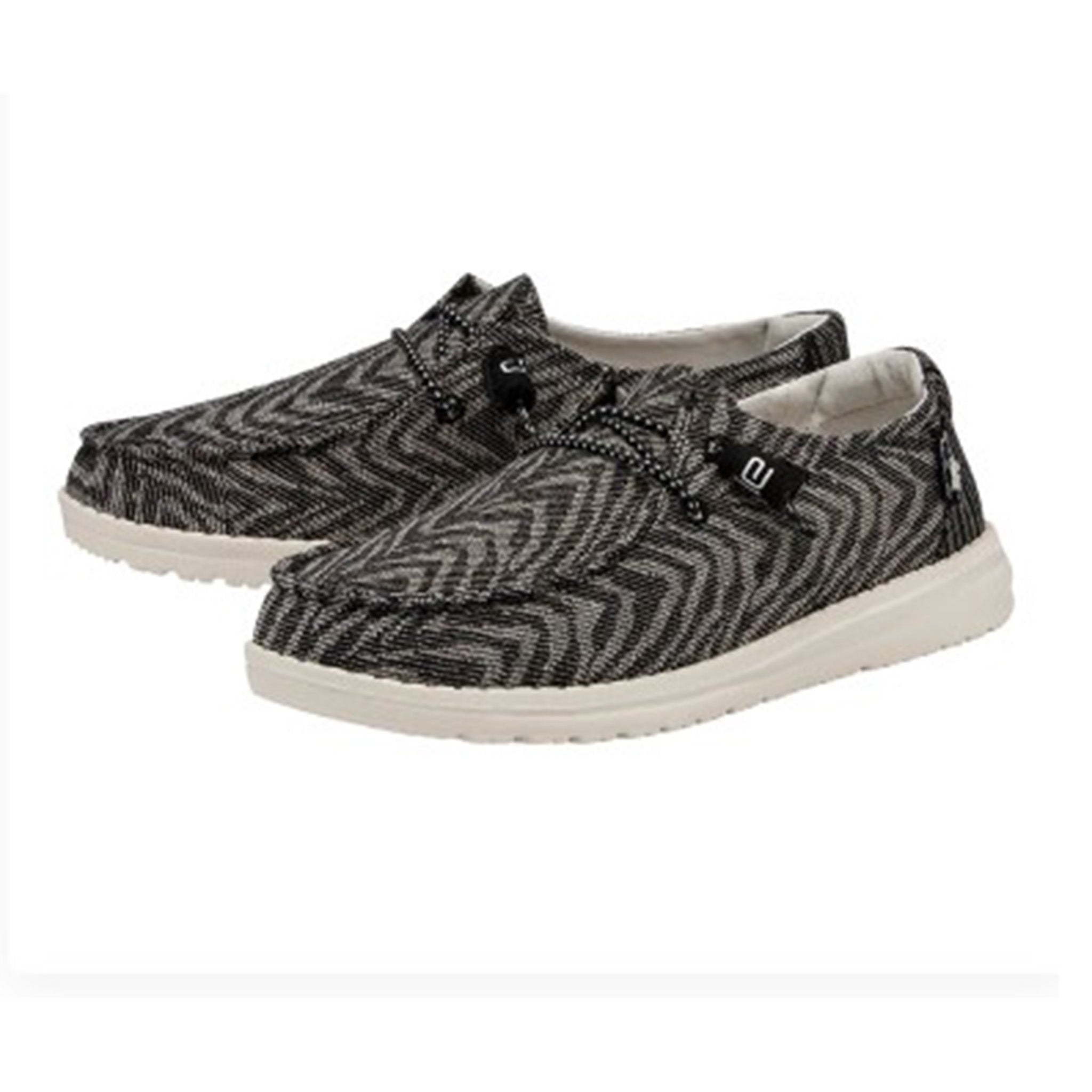 hey dude monstera shoes Hey Dude Wendy Youth Zebra