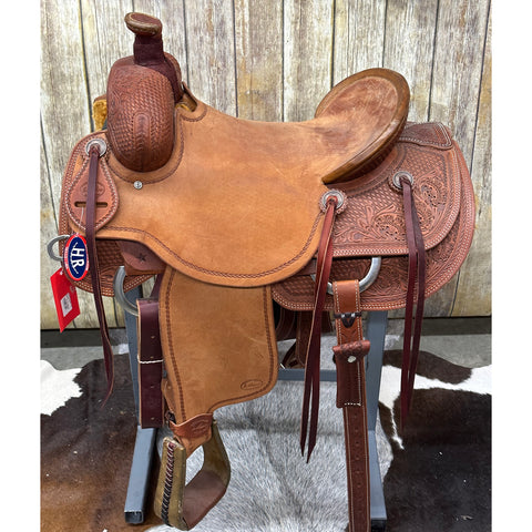 HR Saddlery 16 Inch Signature Will James Roping Saddle
