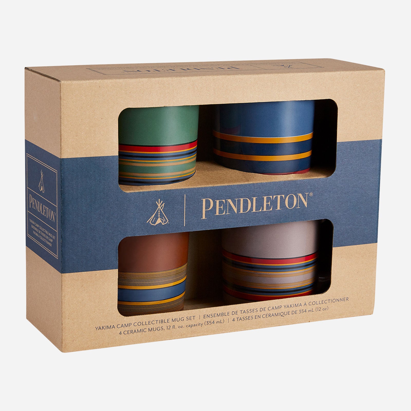 Pendleton Camp Stripe Mug Set – Western Edge, Ltd.