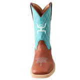 Twisted X  Kids Brown/Turquoise Boot