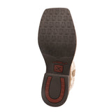 Twisted X  Kid's Bomber and White Barbwire Square Toe Boot