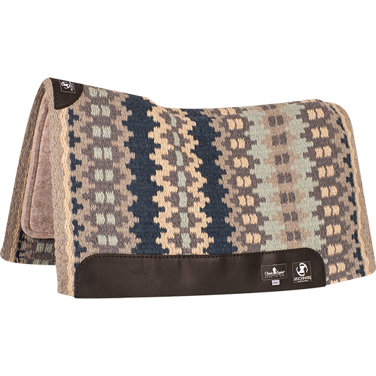 Classic Equine Grey & Navy Zone Pad