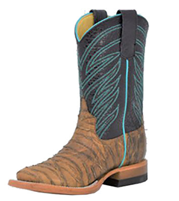 Anderson Bean Kid's Guru Turquoise Stitched Boots