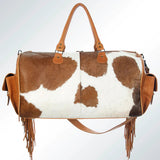American Darling Cowhide Tooled Duffel Bag