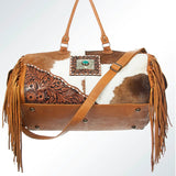 American Darling Cowhide Tooled Duffel Bag