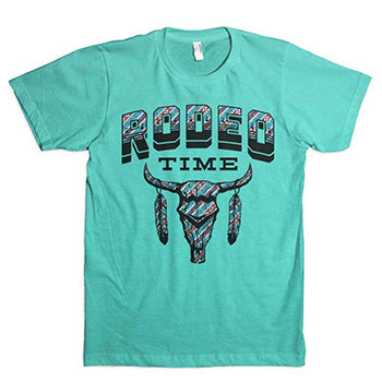 Dale Brisby Turquoise Tribal Rodeo Time Tee