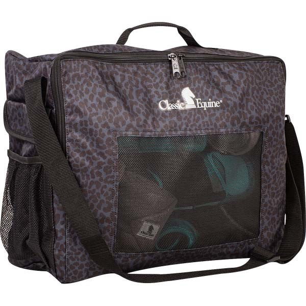 Classic Equine Boot/Accessory Tote, Black Leopard