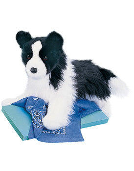 Border Collie Stuffed Animal 