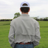 Stillwater Men's Olive Long Sleeve Fishing Shirt