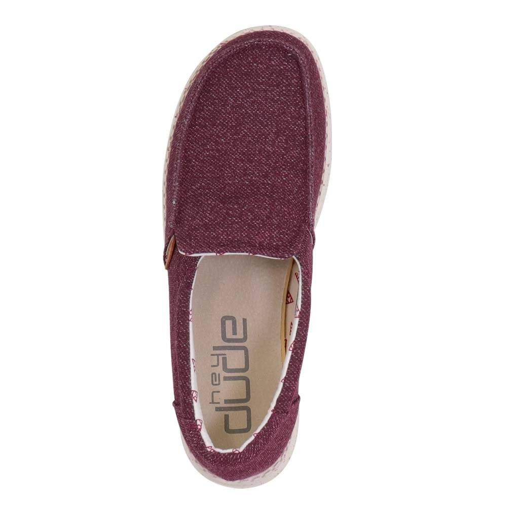 Hey Dude Misty Burgundy Slip On display picture 1