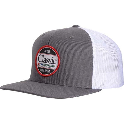 Classic Rope Company Grey Cap with Round Logo Patch