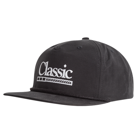 Classic Equine Screen Print Black White Snapback