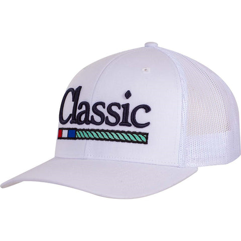 Classic Rope Company White Large Logo Cap