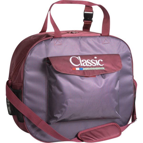 Classic Grey Checker Merlot Basic Rope Bag