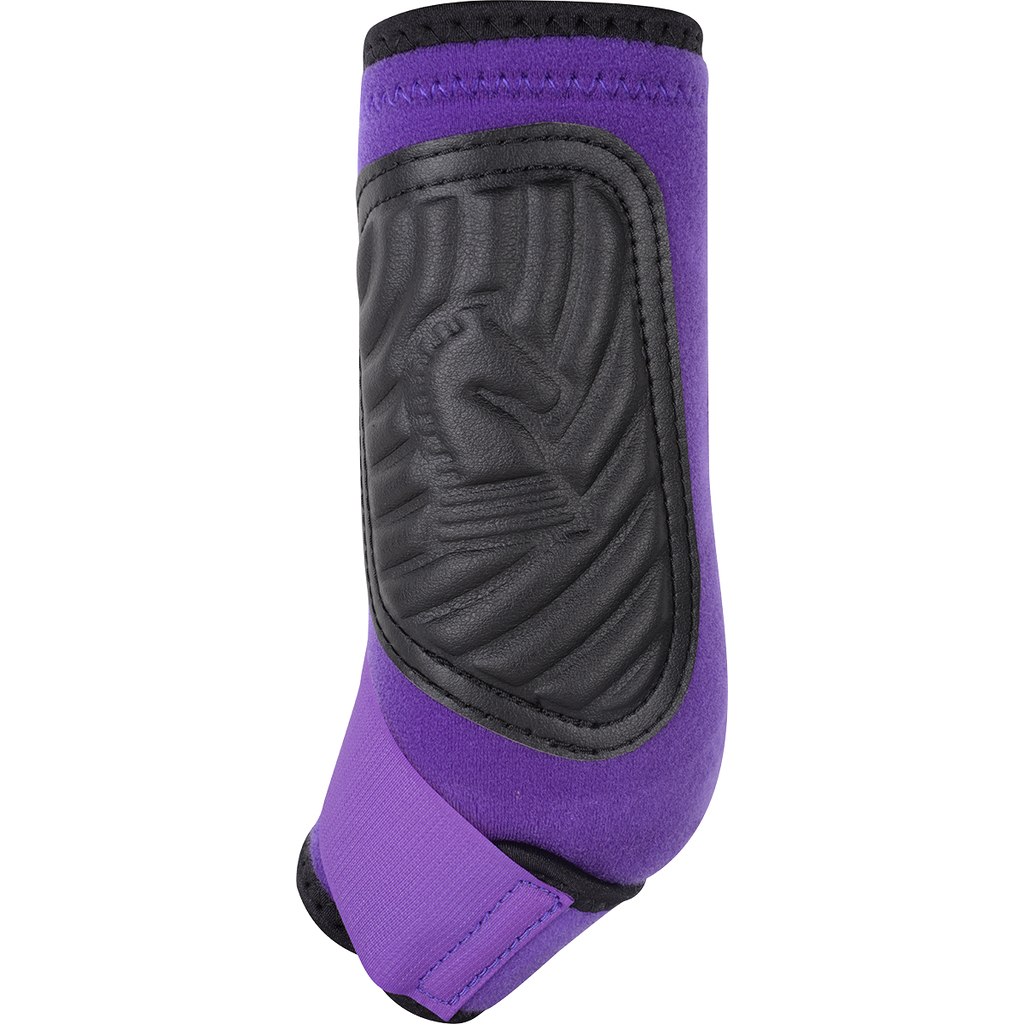 Classic Equine Purple Cross Fit Front Leg Protection Boots