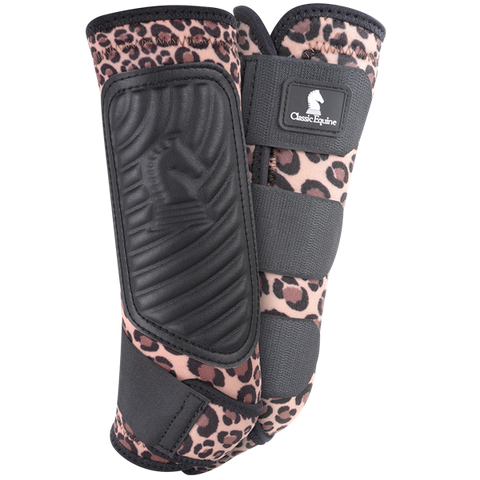 Classic Equine Cheetah Print Hind Classic Fit Boots