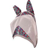 Crusader Black Tribal Fly Mask w/ Ears