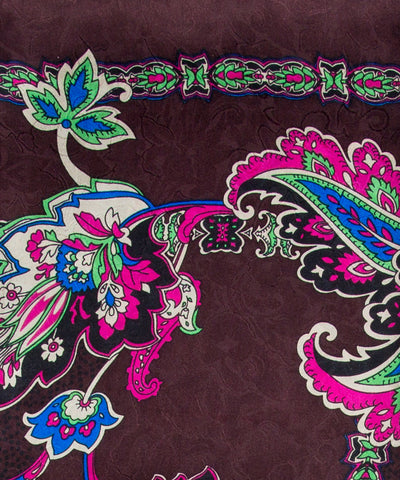 Wyoming Traders Charmeuse Silk Morocco Floral Wild Rag