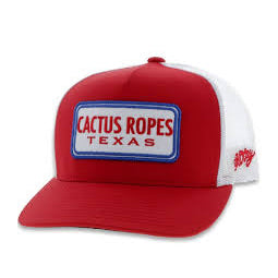 Hooey Cactus Ropes Red and White Cap