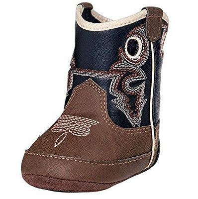 Infant Brown and Black Baby Trace Boots