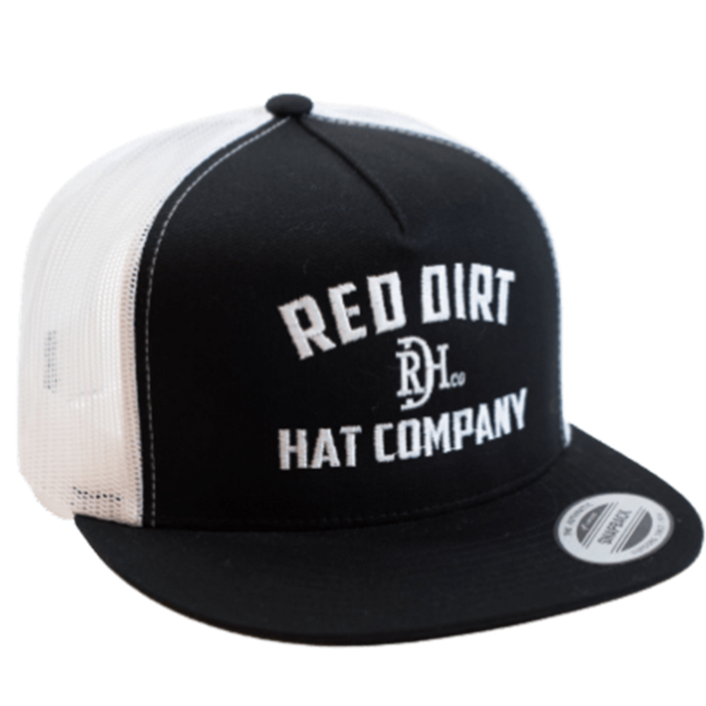 Red Dirt White Direct Stitch Cap