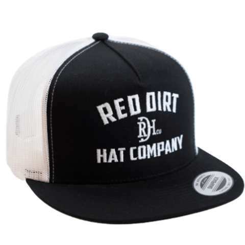 Red Dirt White Direct Stitch Cap