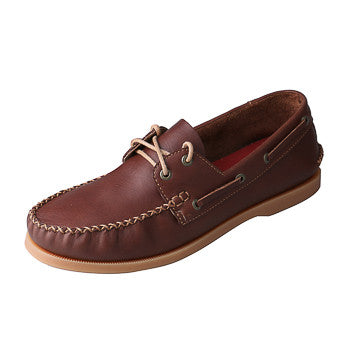 Twisted X Men's Rich Brown Leather Stitched Casual Shoe 