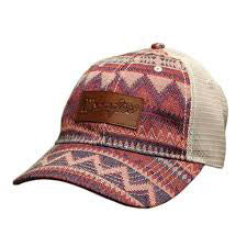 Wine and Blue Aztec Wrangler Cap