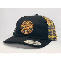 Cheetah and Black Hooey Cap