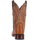 Dan Post Men's Alamosa Full Quill Ostrich Square Toe Boot 