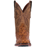 Dan Post Men's Alamosa Full Quill Ostrich Square Toe Boot 