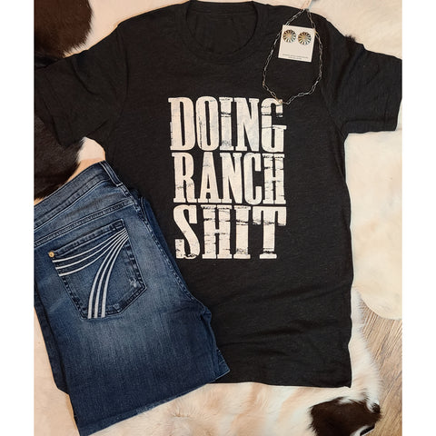 Doing Ranch Shit Black T-Shirt