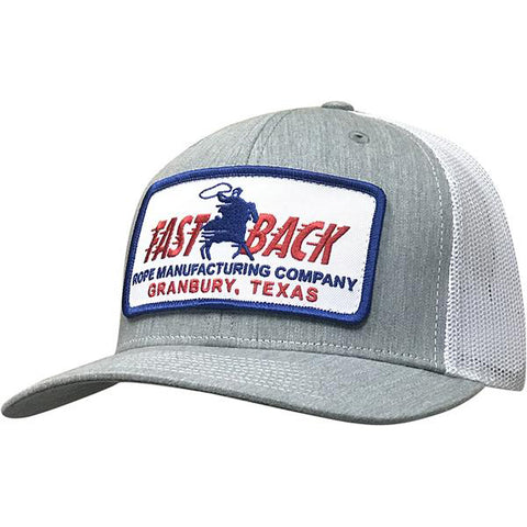 Fast Back Grey Retro Logo Cap