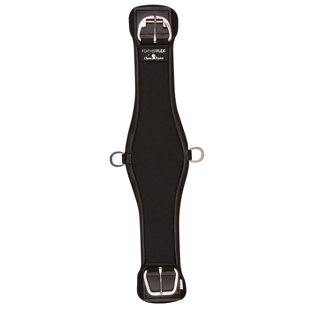 Classic Equine Black Feather Flex Roper Cinch