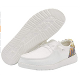 HEY DUDE WENDY FUNK CHAMBRAY WHITE