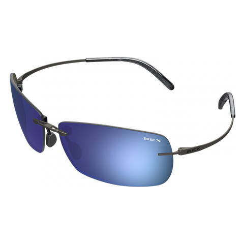 BEX Gunmetal and Iris FYNNLAND XL Sunglasses