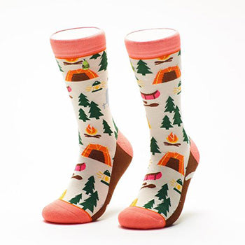 Woven Pear Women's Happy Camper Socks