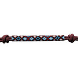 Professional Choice- Burgundy Beaded Rope Halter