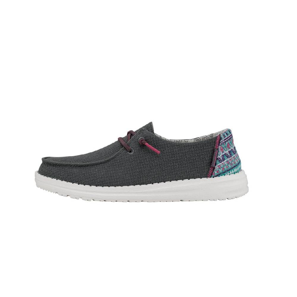 Womens grey discount hey dude shoes