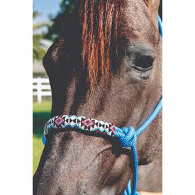 Professional Choice Turquoise Beaded Rope Halter