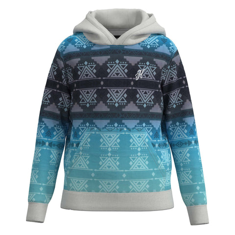 Hooey Kids "Mesa" Blue & Teal Hoodie