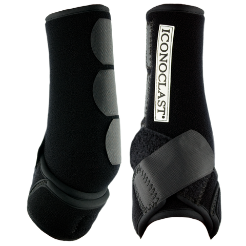 Iconoclast Black Hind Orthopedic Support Boots