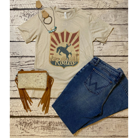 J. Forks American Bronc Rodeo Tee