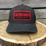 Cactus Ropes Black and Red Flexfit Cap