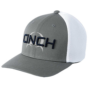 Cinch Men's Grey/White Cap
