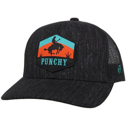 Hooey Black Punchy Buckin' Horse Cap
