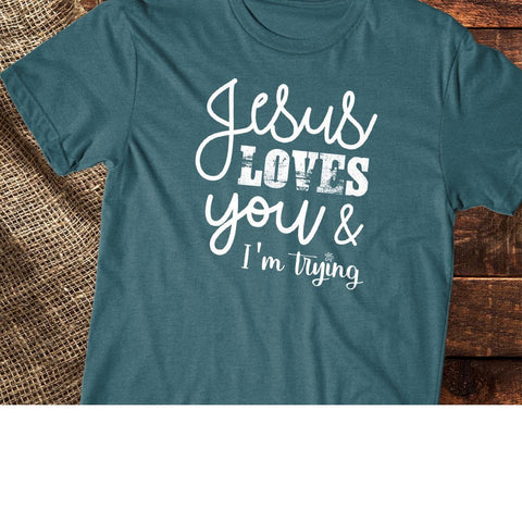 Southern Belle Jesus Loves You Tee