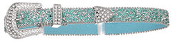 Kid's Turquoise Mesh Belt