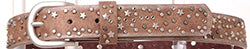 Kid's Brown Star Studded Belt