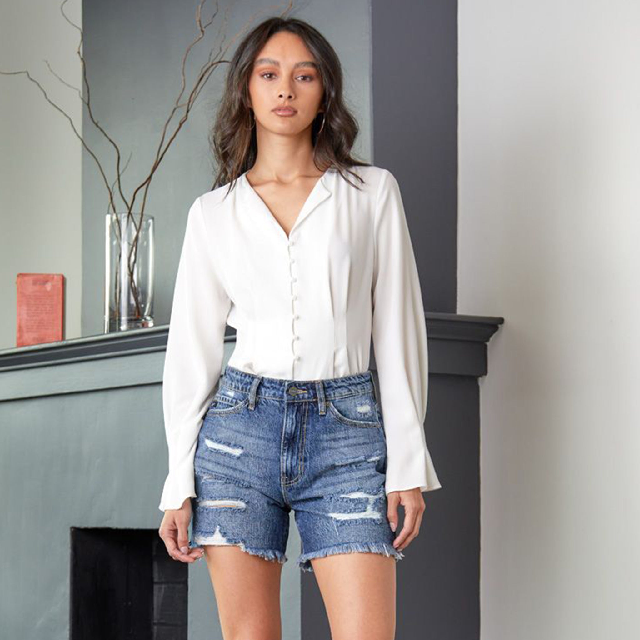 Kancan discount boyfriend shorts